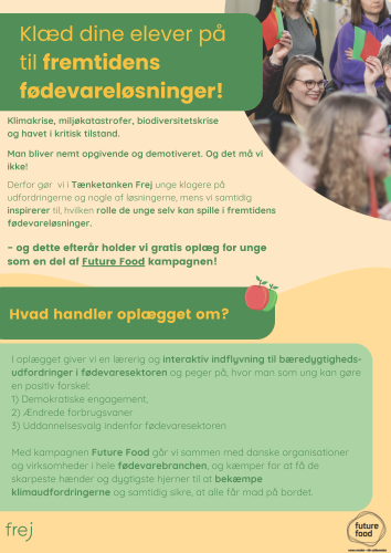 oplaeg med Frej og Future Food