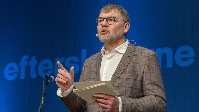 Beretning ved Efterskolernes formand Torben Vind Rasmussen. Foto: Lars Krabbe