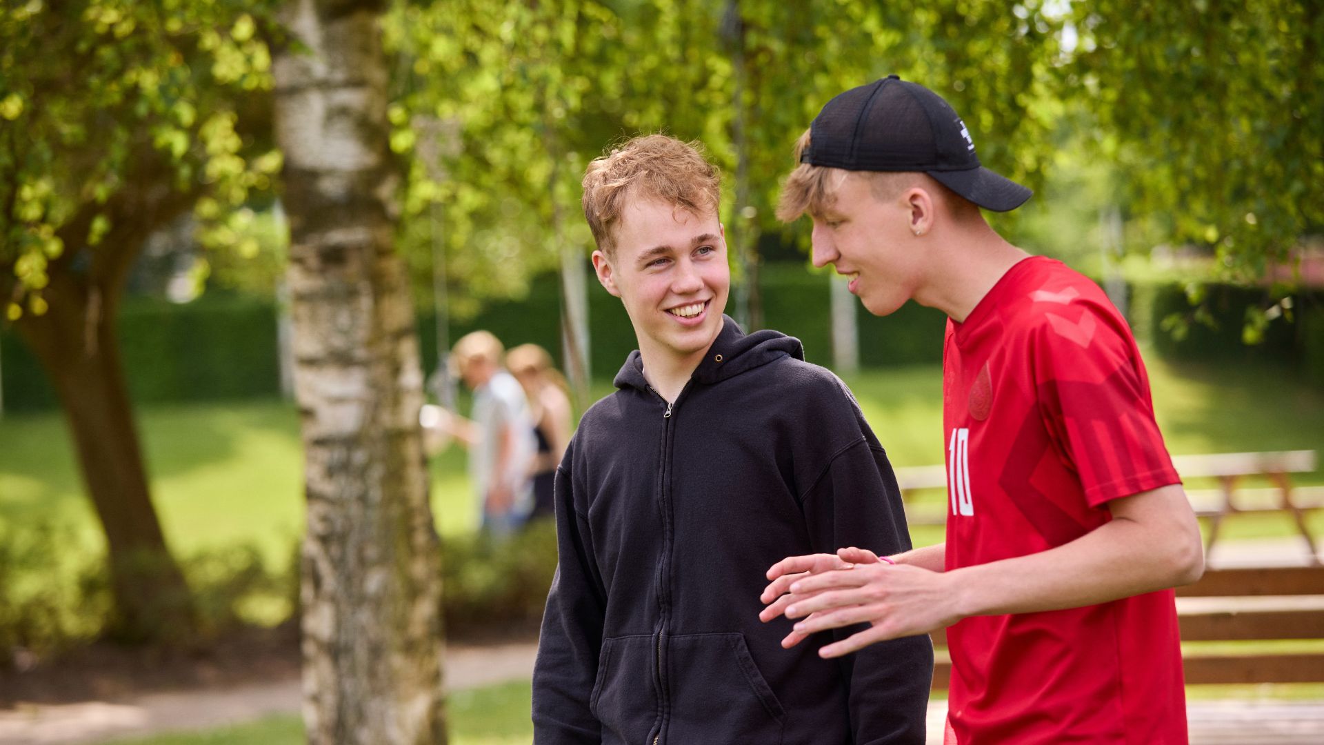 Ny undersøgelse: Efterskolen styrker unges sociale relationer og tillid til andre. Foto: Trine Bukh