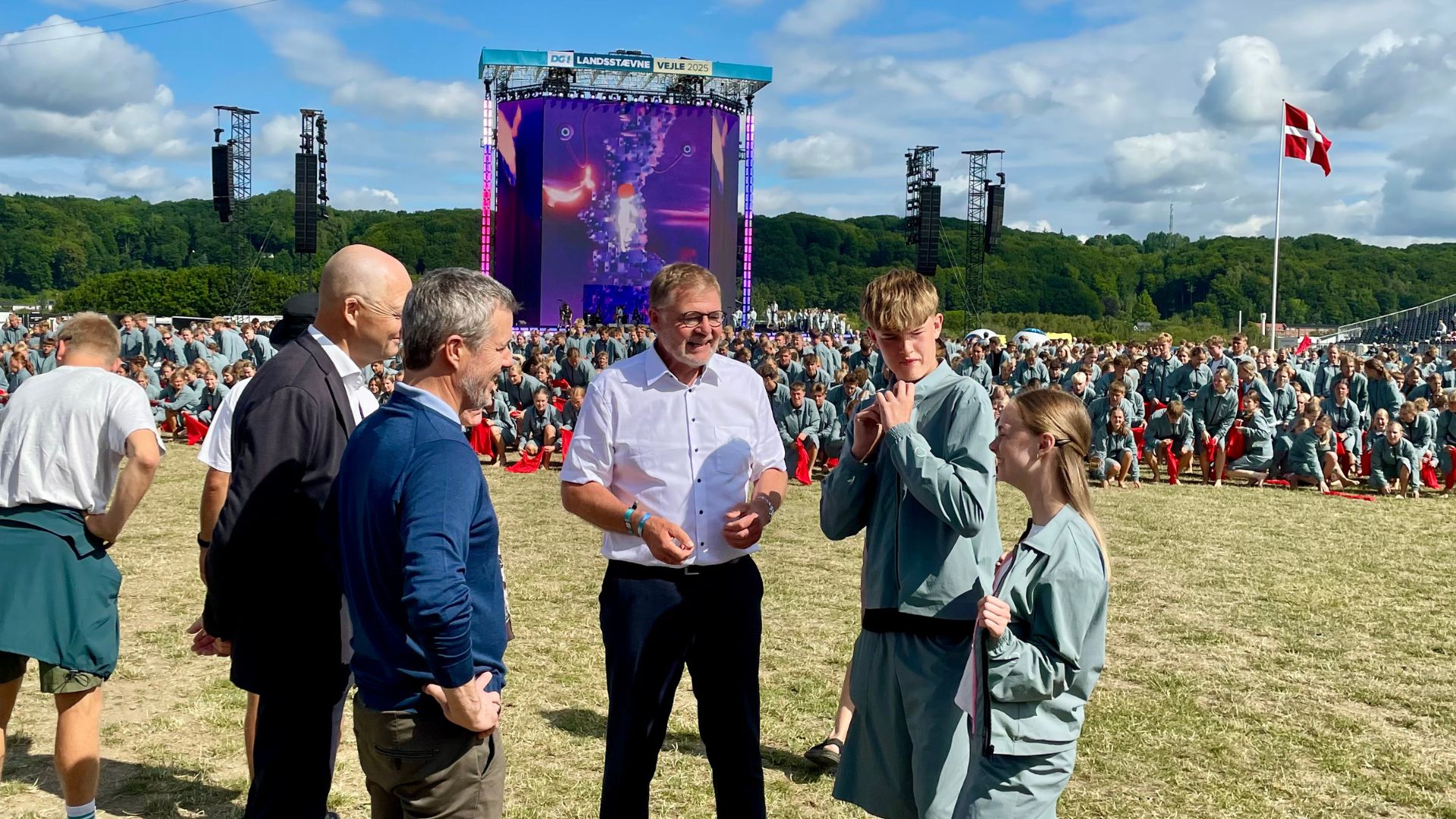 H.M. Kong Frederik besøger Landsstævnet
