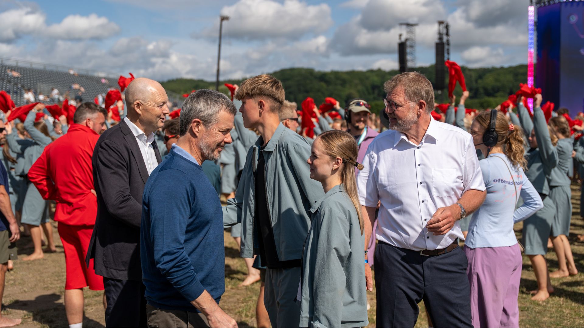 HM Kong Frederik besøger Landsstævnet