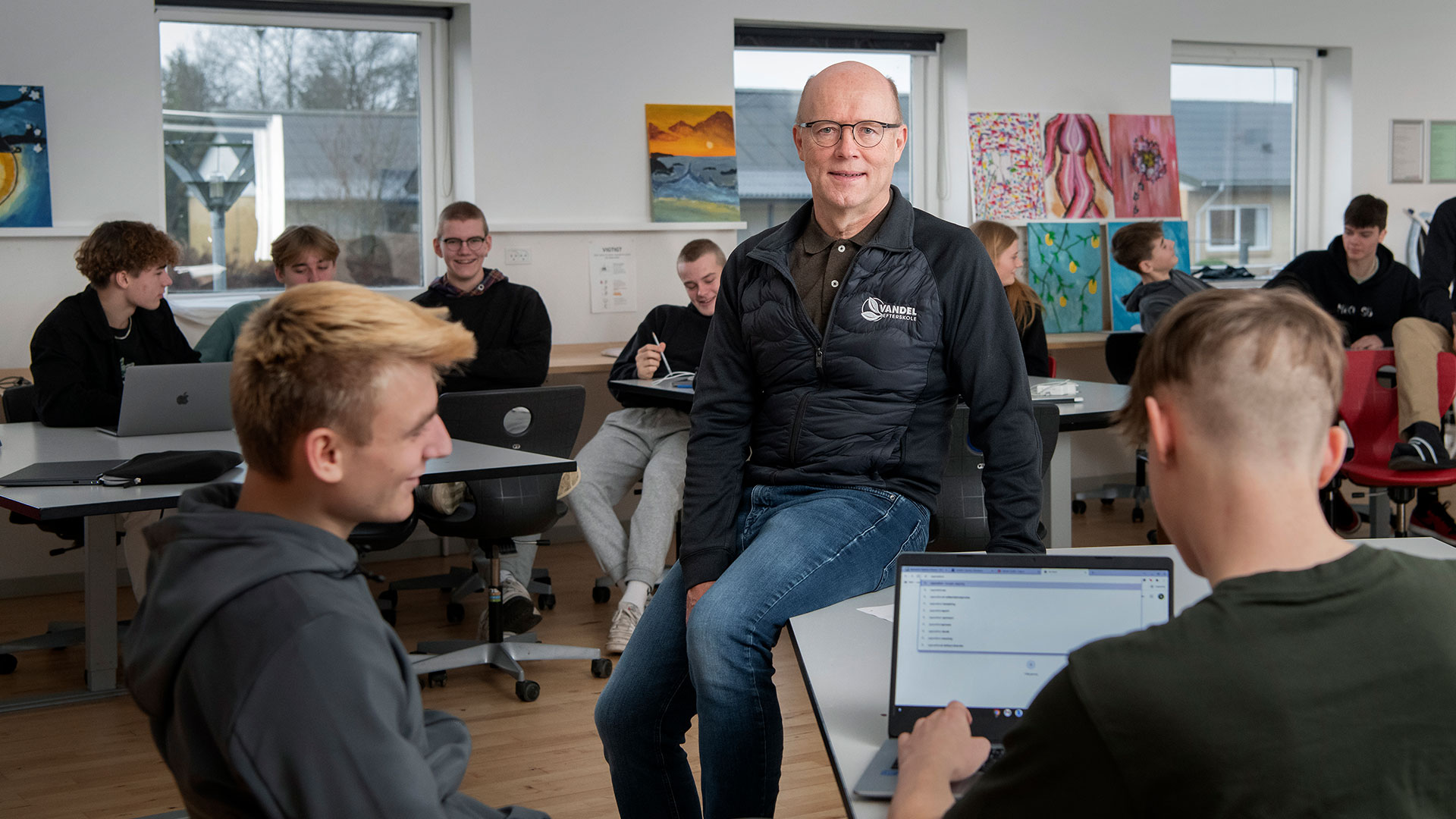 Lars Mortensen, Forstander Vandel Efterskole. Foto: Maria Tuxen Hedegaard