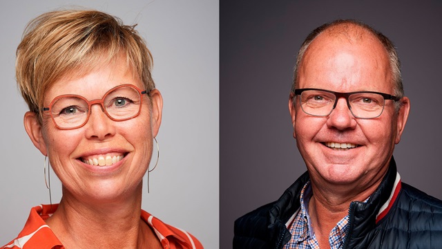 Helle Vestergaard og Troels Ross Petersen, ledere af BGI akademiet og Livsstilsefterskolen Hjarnø. Foto: BGI akademiet 