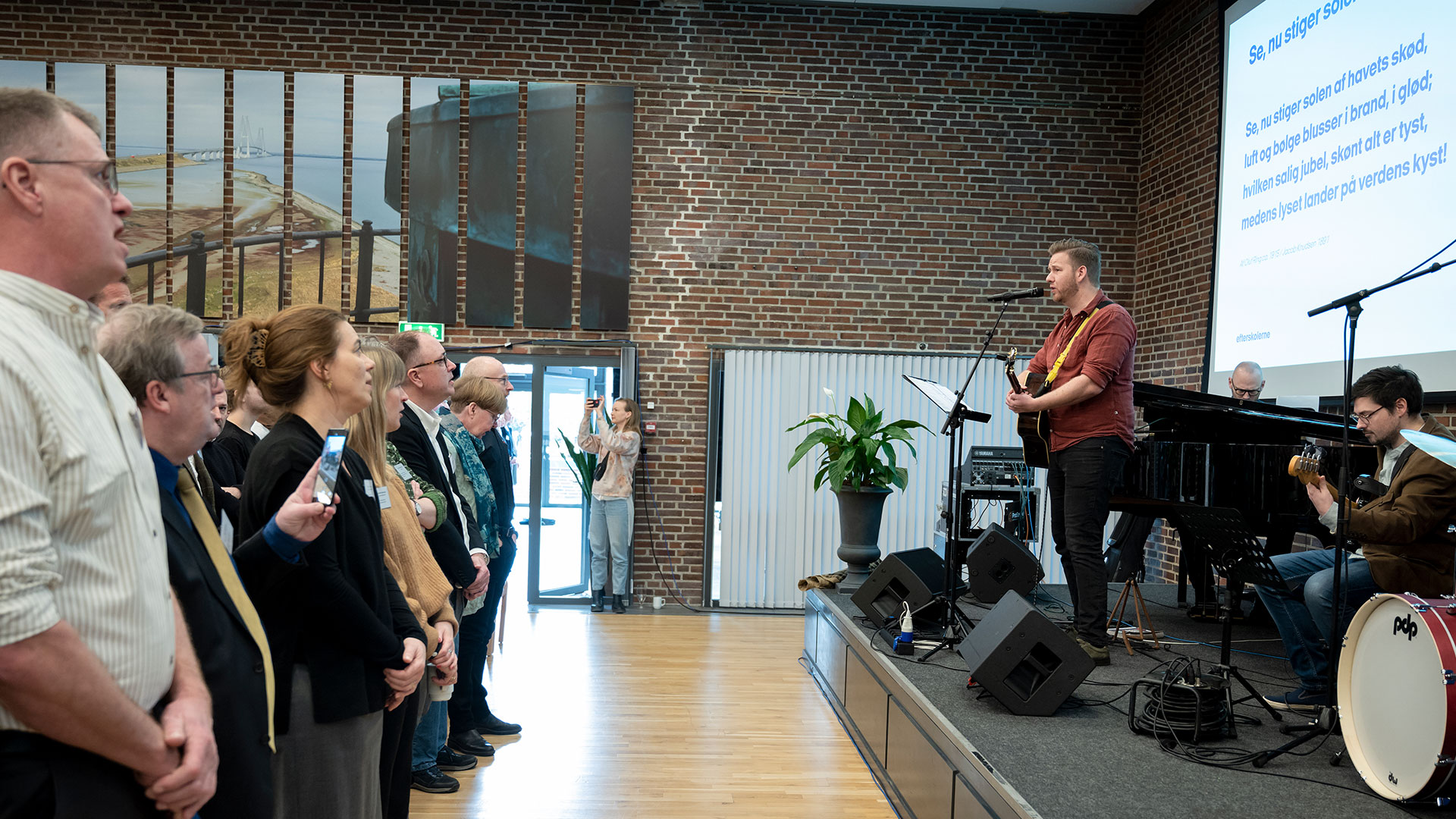 Fællessang på årsmødet. Foto: Lars Krabbe